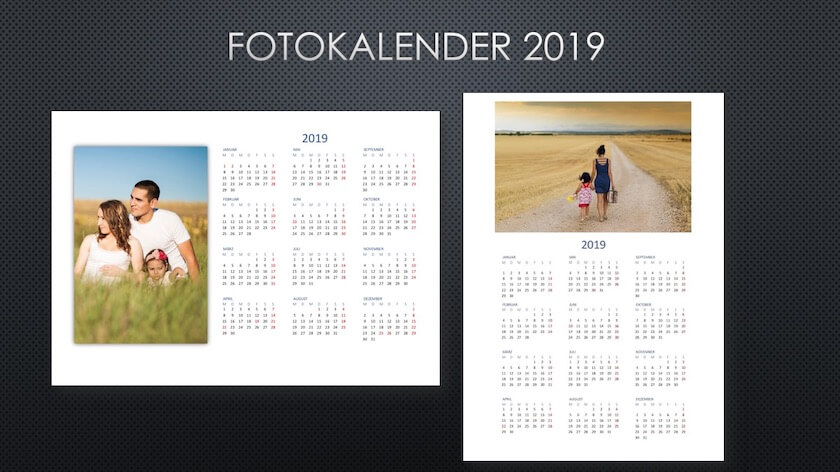 Fotokalender 2019 zum selber machen
