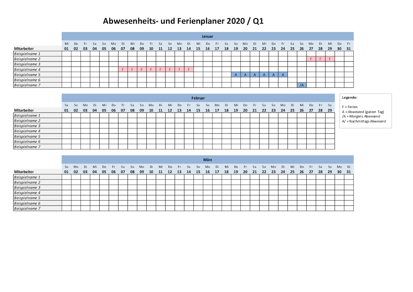 Jahreskalender Urlaubsplaner 2021 Kostenlos : Kalender ...