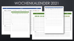 Wochenkalender 2021 Schweiz