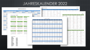 Kalender 2022 Schweiz Excel & PDF