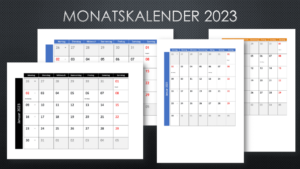 Monatskalender 2023 Schweiz