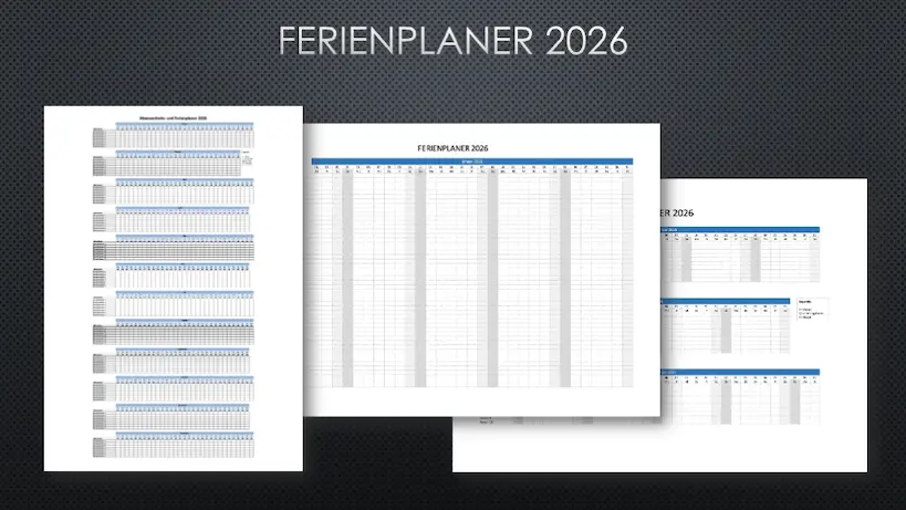 Ferienplaner 2026 Excel