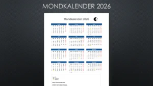 Mondkalender 2026 Schweiz Header
