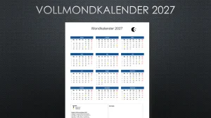 Mondkalender 2027 Mondkalender 2027 Schweiz Header