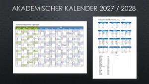 Akademischer Kalender 2027/28 Akademischer Kalender 2027/28 Schweiz Header